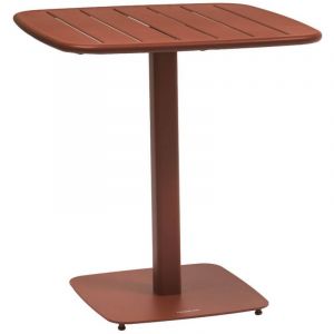 Hesperide Table de jardin carr&eacute;e 2 places ALEGORIA - Acajou - Alegoria