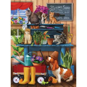 Sunsout Puzzle Pièces XXL - Problème dans le hangar de rempotage