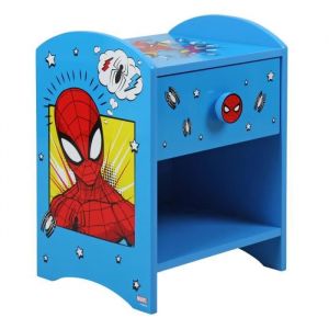 NORTH STAR Table de chevet Spiderman - Bleu