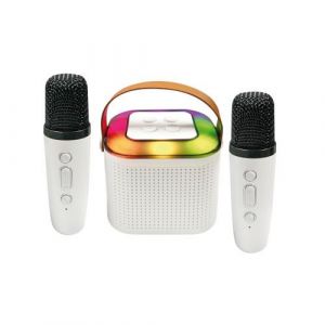 Inovalley Mini-enceinte Bluetooth KARAOKE 2 micros