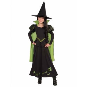 Image de Déguisement sorcière Elphaba Le magicien d'Oz fille 5 à 6 ans (116 cm)