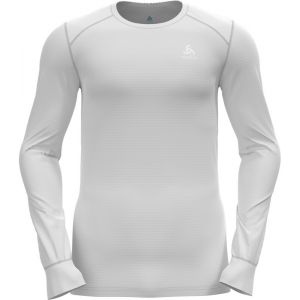 Odlo Active Warm Eco Haut Manches Longues Col Ras-Du-Cou Homme, white XXL Hauts thermiques ski