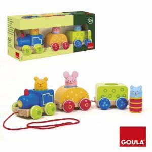 Image de Goula Jouet à tirer : Train mes tout petits amis