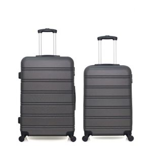Hero SET DE 3 VALISES - CARPATES GRIS FONCE