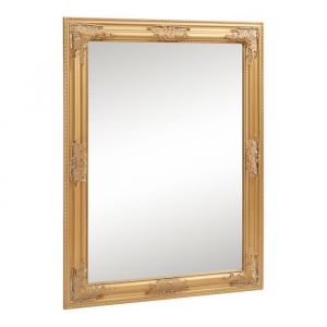 [en.casa] - Miroir mural Punkalaidun au style baroque 80 x 60 cm or