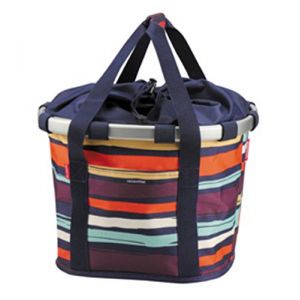 Klickfix Sacoche de guidon bikebasket artist stripes