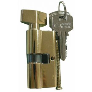 Abus Brico-materiaux - Cylindre de sureté double à bouton / 30 x 30