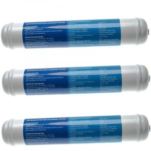 Vhbw 3x Filtre à eau cartouche compatible avec Siemens KA58NA70/04, KA58NA70/05, KA58NA70/06, KA58NA70/07 réfrigérateur Side-by-side