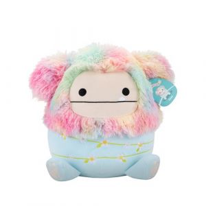 Squishmallows SQCR - Medium Plush (12" (Zozo - Rainbow and Blue Bigfoot Wrapped W/Flower Stems)