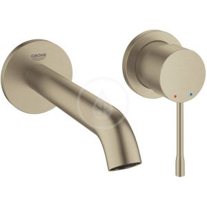 Image de Grohe Essence new partie de finition mitigeur lavabo encastrable mural taille M bec 18.3cm nickel brossé 19408EN1