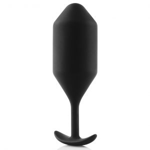 b-Vibe Gros plug anal lesté de poids silicone Snug Plug 5, 15 cm
