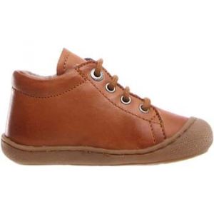 Naturino Cocoon-Chaussures Premiers Pas en Nappa, doublés en Laine Marron Clair 25