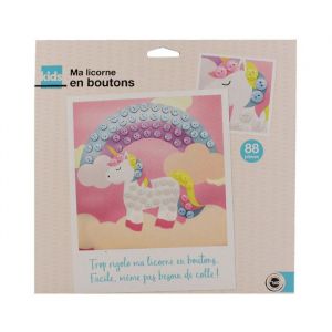 CTOP Kit cr&eacute;atif - Ma licorne en boutons - Pour enfant d&egrave;s 3 ans