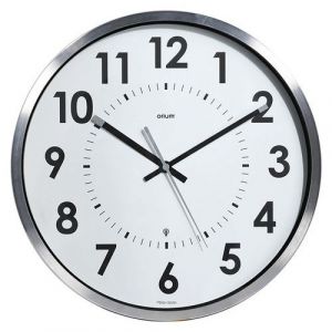 Orium Horloge radio contrôlée Abylis Ø30cm - alu