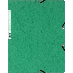 Image de Exacompta 55413E - Chemise à élastique Carte lustrée, coloris vert