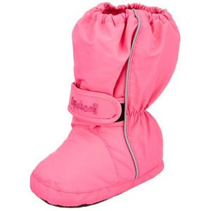 Playshoes Chaussons de pluie enfant scratch thermoactifs, rose - Taille 18/19