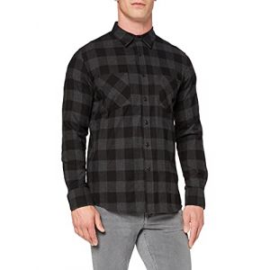 Urban classics La Chemise Urban Classic Flanell Gt 3XL noir/marron