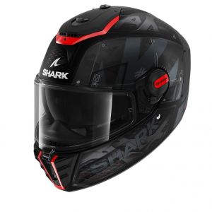 Shark Casque int&eacute;gral Spartan RS Stingrey anthracite/anthracite/bleu