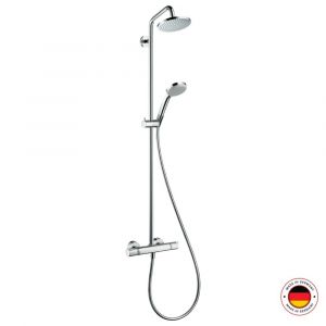 Image de Hansgrohe Colonne de douche thermostatique Crometta 4 jets + nettoyant