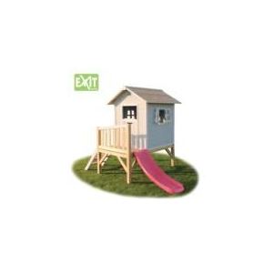 Image de Exit Toys Beach 300 - Maisonnette en bois pour enfant sur pilotis avec toboggan