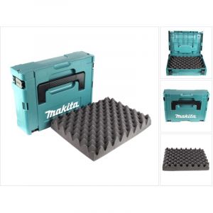 Makita MAKPAC 1 Mallette de rangement - avec insert universel pour outils sans fil 18 V visseuses ponceuses