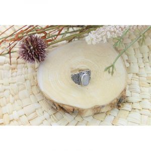 Bague Pierre de Lune Argent 925 Geshna