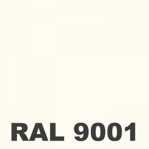 Peinture Facade - Metaltop - Blanc crème - RAL 9001 - Pot 5L