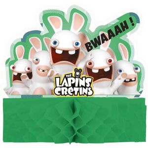 Ruedelafete Centre de table Lapin Cr&eacute;tin