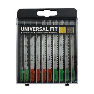 Universal 10 lames de scie sauteuse T Bois et métal
