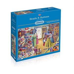 Gibsons Puzzle 1000 pièces : Des perles et des boutons