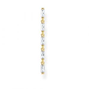 Thomas Sabo Dames 18 carats (750) bicolore Irrégulier N'est pas applicable Boucle d'oreille - H2184-414-14