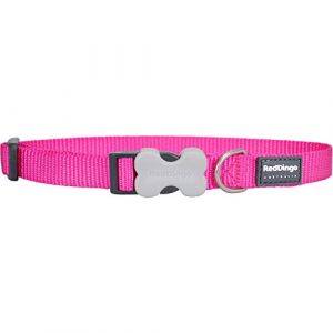 RedDingo Collier pour chien Rose vif Taille S 15 mm x 24-37&nbsp;cm