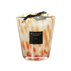 Baobab Collection Bougie parfumée Perles - Perles Corail - 16cm