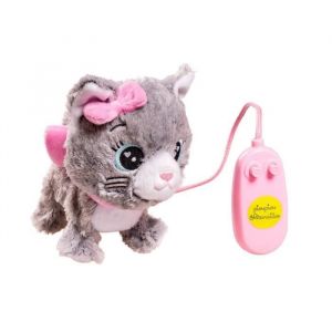 Moustache Peluche Filoguidée Chat Marche Avec Moi Gris