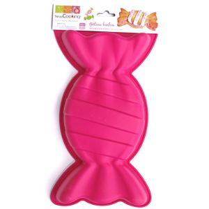 Image de Scrapcooking Moule à gâteau en forme de bonbon en silicone (29,7 cm)