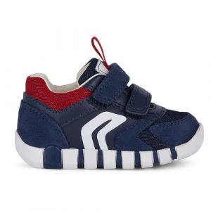 Geox Baskets à scratch bébé garçon iupidoo bleu rouge et blanc - 24 - Taille 24