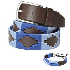 Pelpe Ceinture POLO Azul Cinturón argentino FBM Azul