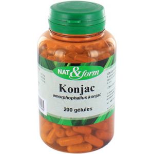 Nat & Form Konjac - 200 gelules