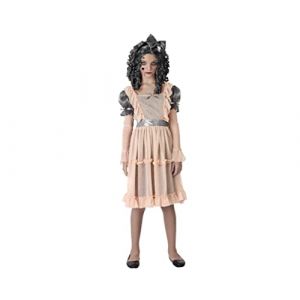 AC-Déco Déguisement pour enfant - 3 à 4 ans - Poupée de porcelaine - Livraison gratuite - Rose