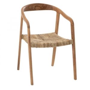 Chaise Design en Bois Ana 74cm Naturel
