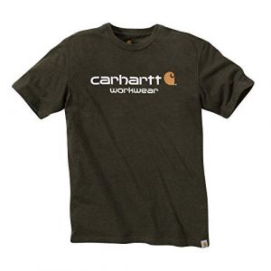 Carhartt Core Logo T-Shirt Vert foncé S