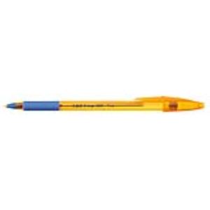 Image de Bic Stylo bille Orange Grip encre bleue pointe fine