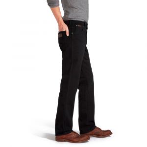 Image de WRANGLER Pantalons Texas Stretch L30 - Black Overdye - W42-L30