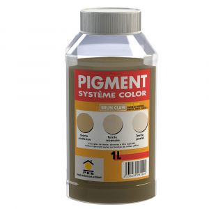 Pigments système couleur brun clair 1l