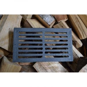 SEZAM Grille rectangulaire en fonte 26,5 x 15,5 cm