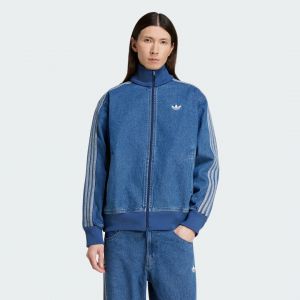 Adidas Originals Adicolor Denim Firebird Track Top, Blue - Taille XL