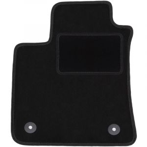 Tapis conducteur noir pour : Renault Megane IV Grand-Coup&eacute;, liftback, break, grandtour, coup&eacute;, GT (2015-)