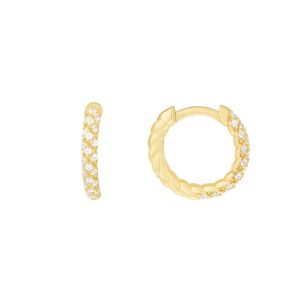 Cleor Cr&eacute;oles SOLIS en Argent 925/1000 Jaune et Oxyde