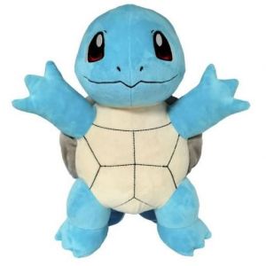 Tomy Sac À Dos Peluche Pokémon Tortue Carapuce 32 Cm - Set Peluche + 1 Carte Tigre
