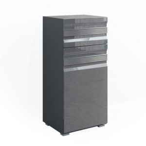Chiffonnier "Freddy" Anthracite brillant Vicco